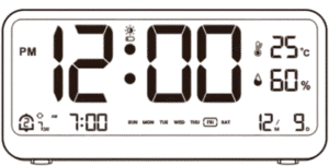 Đồng hồ led để bàn báo thức
